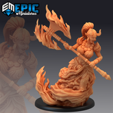 Efreeti Female - The Printable Dragon